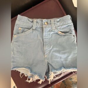 Vintage PENNYS FOREMOST girl shorts Light Blue Denim Jeans
